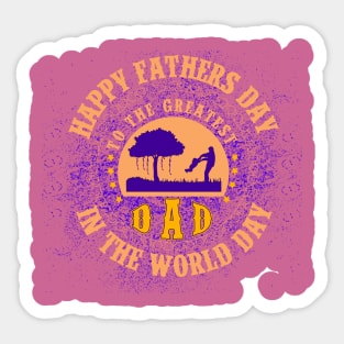 FATHERS DAY IN THR TREES Sticker